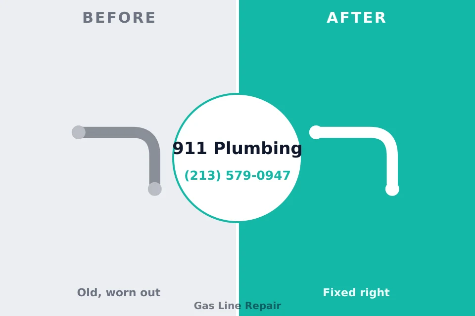 Before and after: plumbing repair Zion, PA